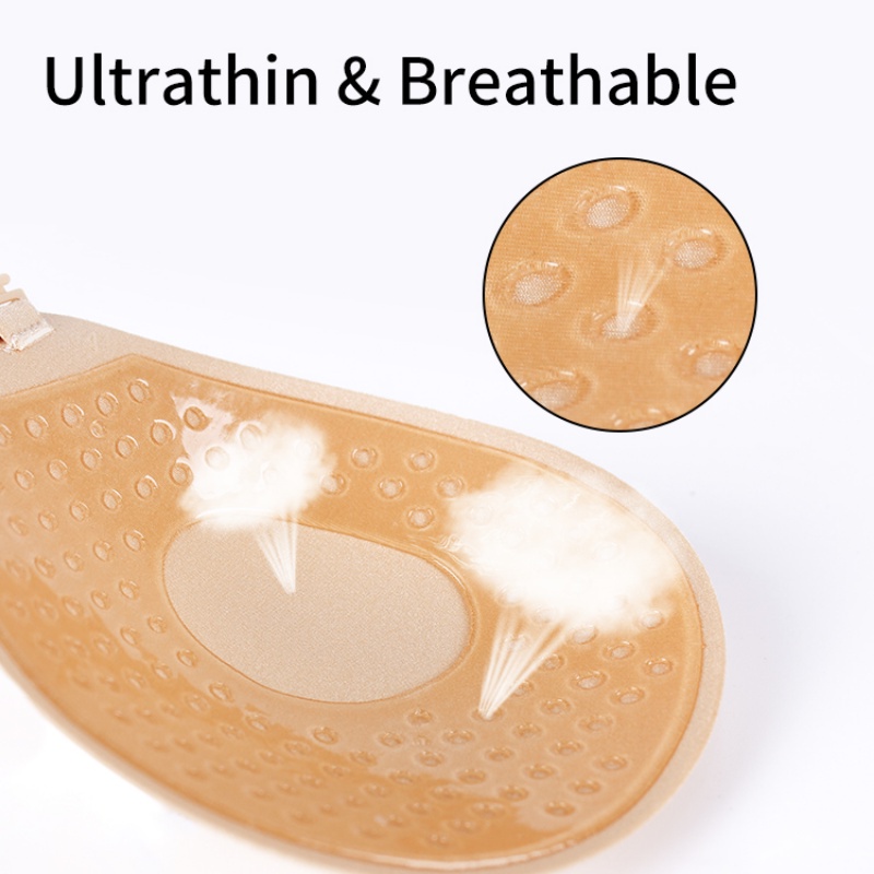 Áo Ngực Dán Silicone Không Dây Nâng Ngực Tàng Hình Cho Nữ