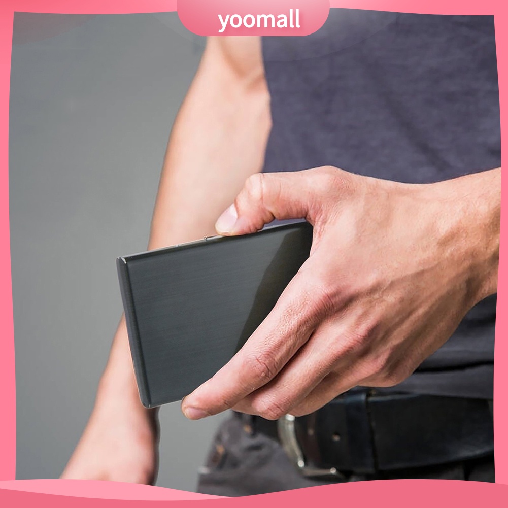 Hộp Inox Đựng Thẻ Tín Dụng / Danh Thiếp Chống RFID