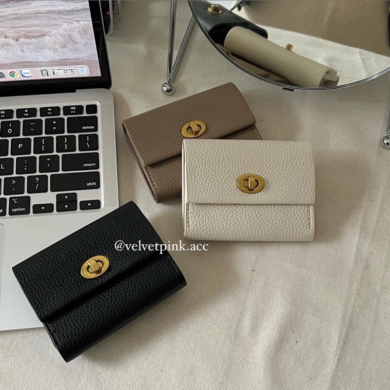 𝐯𝐞𝐥𝐯𝐞𝐭𝐩𝐢𝐧𝐤.𝐚𝐜𝐜🇰🇷 | Ví nữ nhỏ gọn bỏ túi xinh xắn