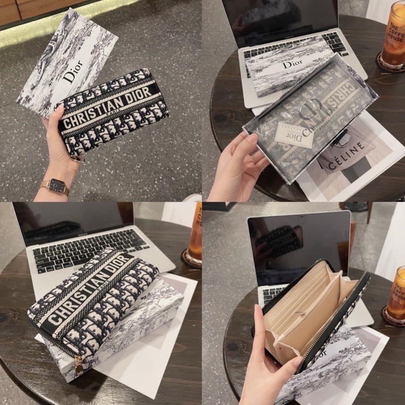 Ví cầm tay nữ dáng dài cao cấp fullbox