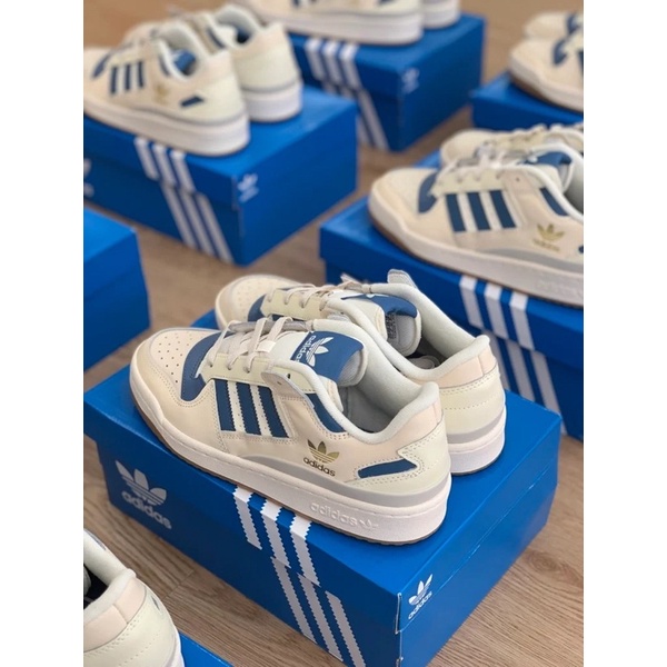 Giày Adidas Forum Altered Blue / Cream White  | PiuPiu Authentic