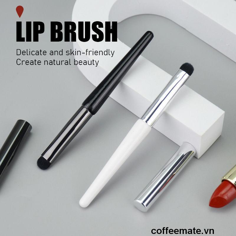⚡Cọ Trang Điểm Môi Đầu Tròn Có Nắp Đậy Cỡ Nhỏ Tiện Dụng