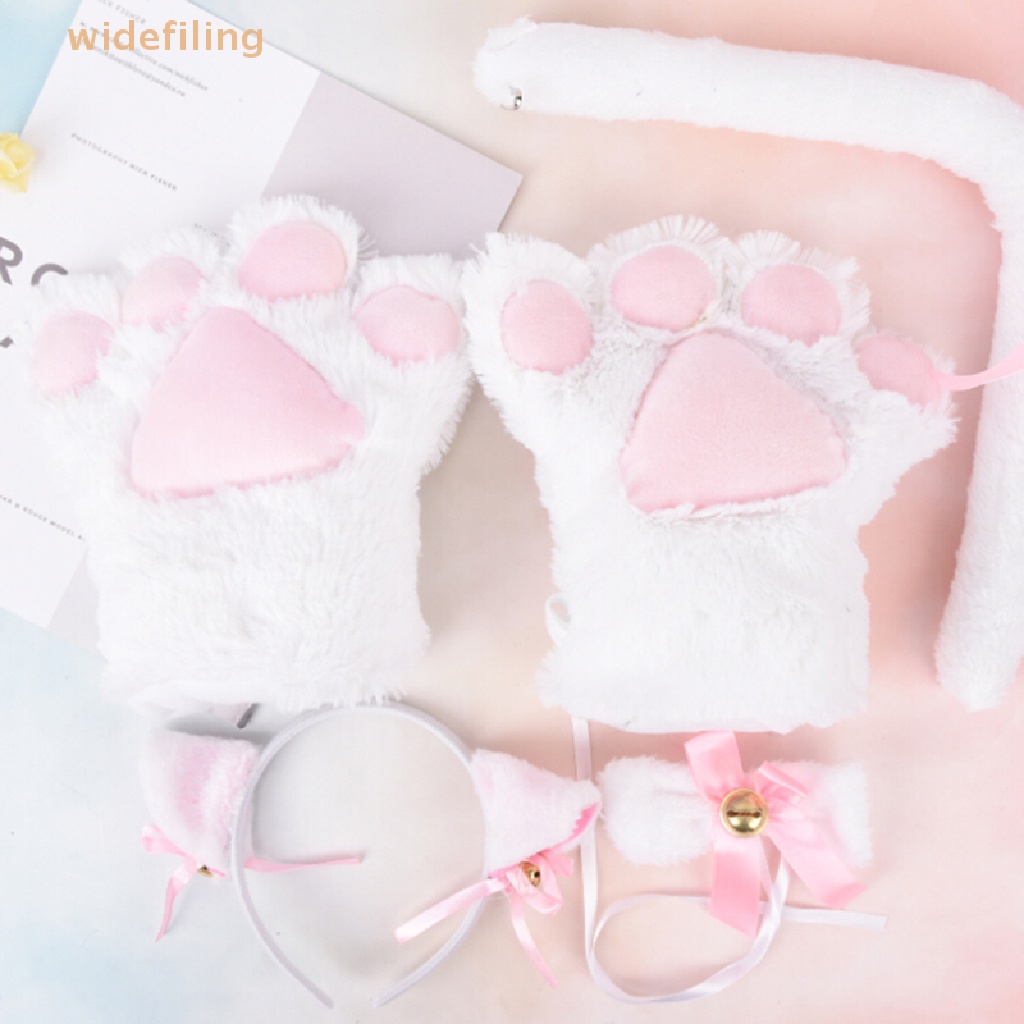 Set 5 Găng Tay Tai Mèo Dễ Thương