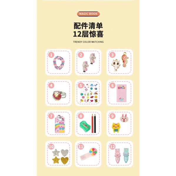 Sách Đồ Chơi Làm Quà Tặng Sinh Nhật 3-6 Tuổi Bất Ngờ Dành Cho Bé Gái