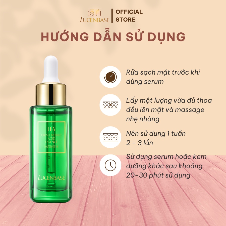 Tinh chất serum ha LUCENBASE cấp nước, mềm da 30ml | BigBuy360 - bigbuy360.vn