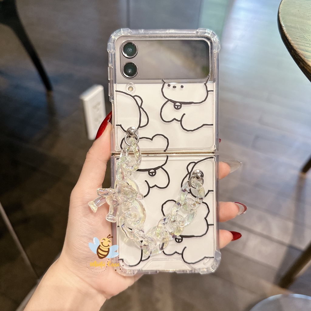 Ốp kèm móc khóa Samsung Galaxy Z Flip 3 / Z Flip 4 -ZF311