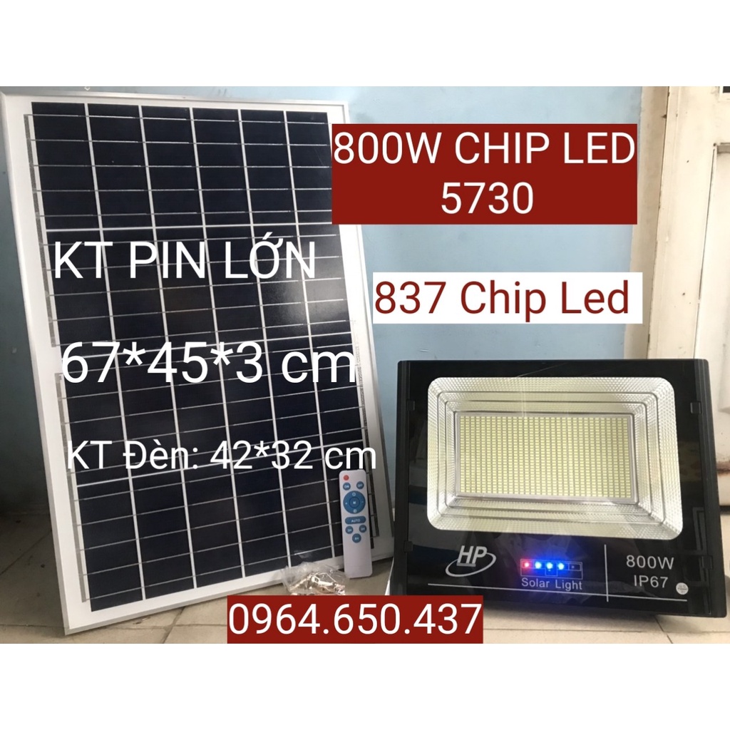 Đèn Pha Năng Lượng Mặt Trời 100W.200W. Sáng, IP67, Vỏ Nhôm Đúc. Bảo hành 24 tháng. Sáng liên tục 8h-12h