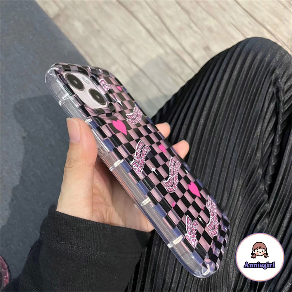 Ốp Điện Thoại TPU Mềm Có Đệm Khí Chống Sốc Hình Trái Tim Sang Trọng Cho IPhone 14 13 12 11 Pro Max