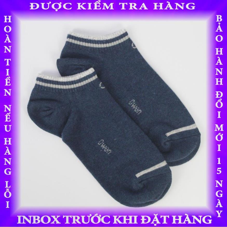 Tất nam cổ ngắn kẻ sọc Owen quocdoanh