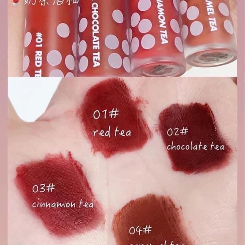 Son kem lì Romand Milk Tea velvet tint