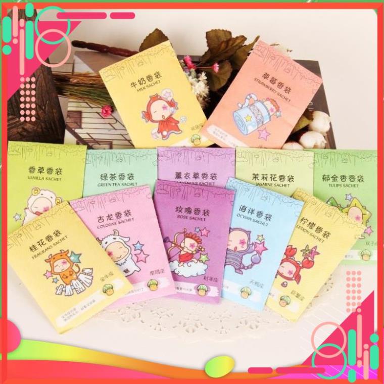 [1k] Túi Thơm Mini 12 Cung Hoàng Đạo/ Chống Ẩm Nấm Mốc Tủ Quần Áo, Giày Dép H072 monoco_store