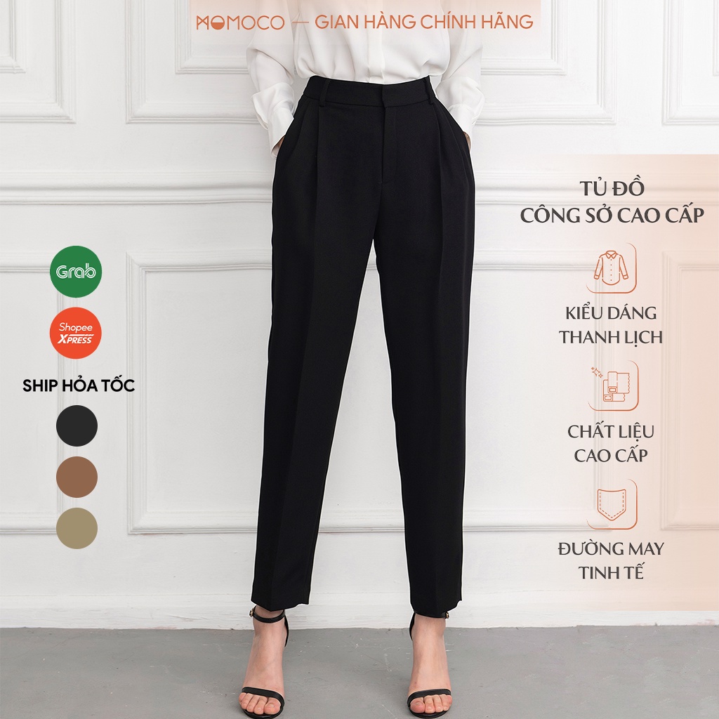 Quần baggy ESSENTIALS Signature Baggy Pants MOMOCO chất tuyết mưa đứng form ít nhăn M2773