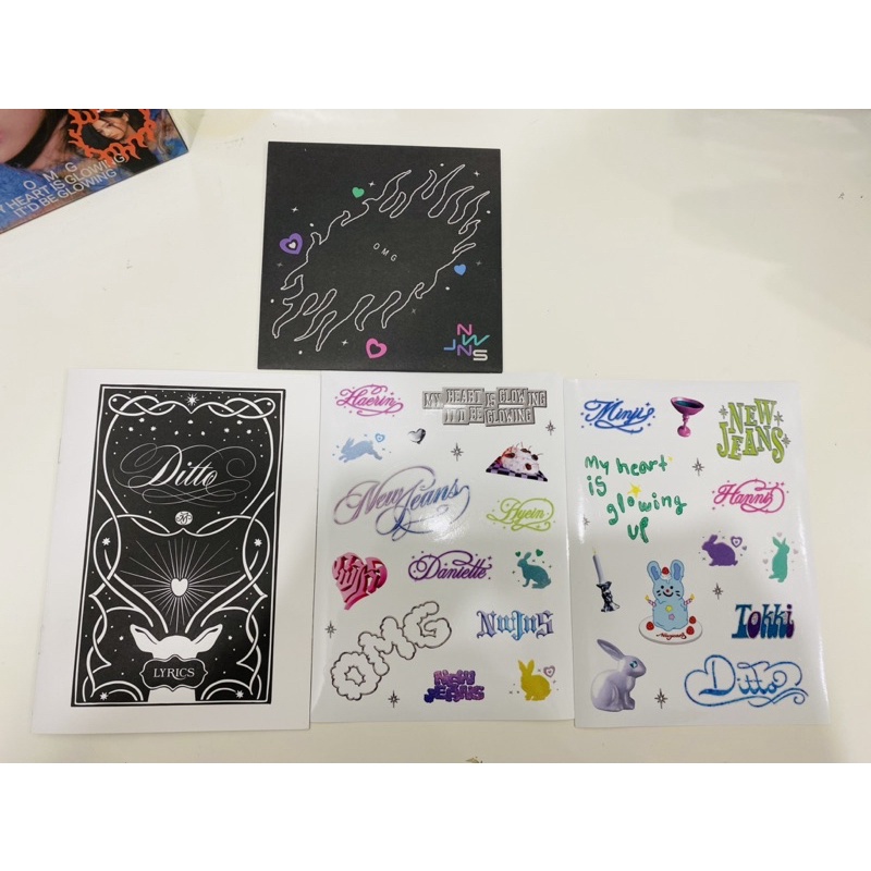 [ NEWJEANS ] Set sticker + CD Minji OMG Message tặng kèm Lyric Book