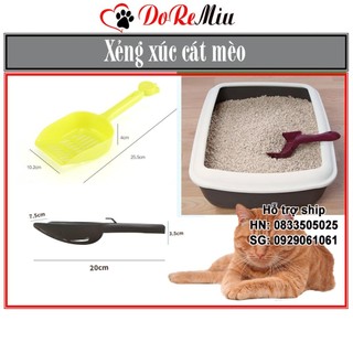 STHA- Xẻng vệ sinh mèo (2 loại) xẻng xúc cát mèo bằng nhựa (xẻng hót phân mèo)