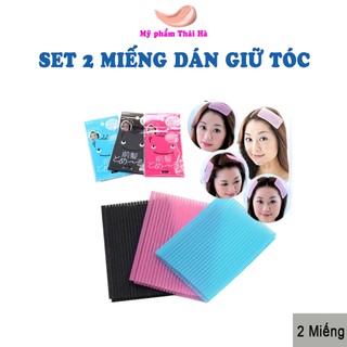 Combo 2 miếng dán giữ tóc cute làm gọn tóc, siêu dễ thương
