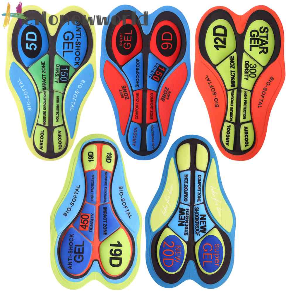 Miếng Đệm Quần Đùi Bằng Silicone 3D Co Giãn Chống Sốc Dành Cho Người Đi Xe Đạp