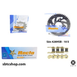 Nhông sên dĩa NSD Recto Brixton 10 li chính hãng