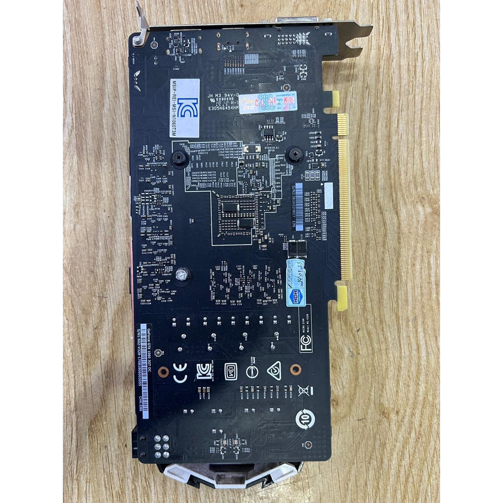 Card màn hình MSI GTX 1060 3gb long lanh