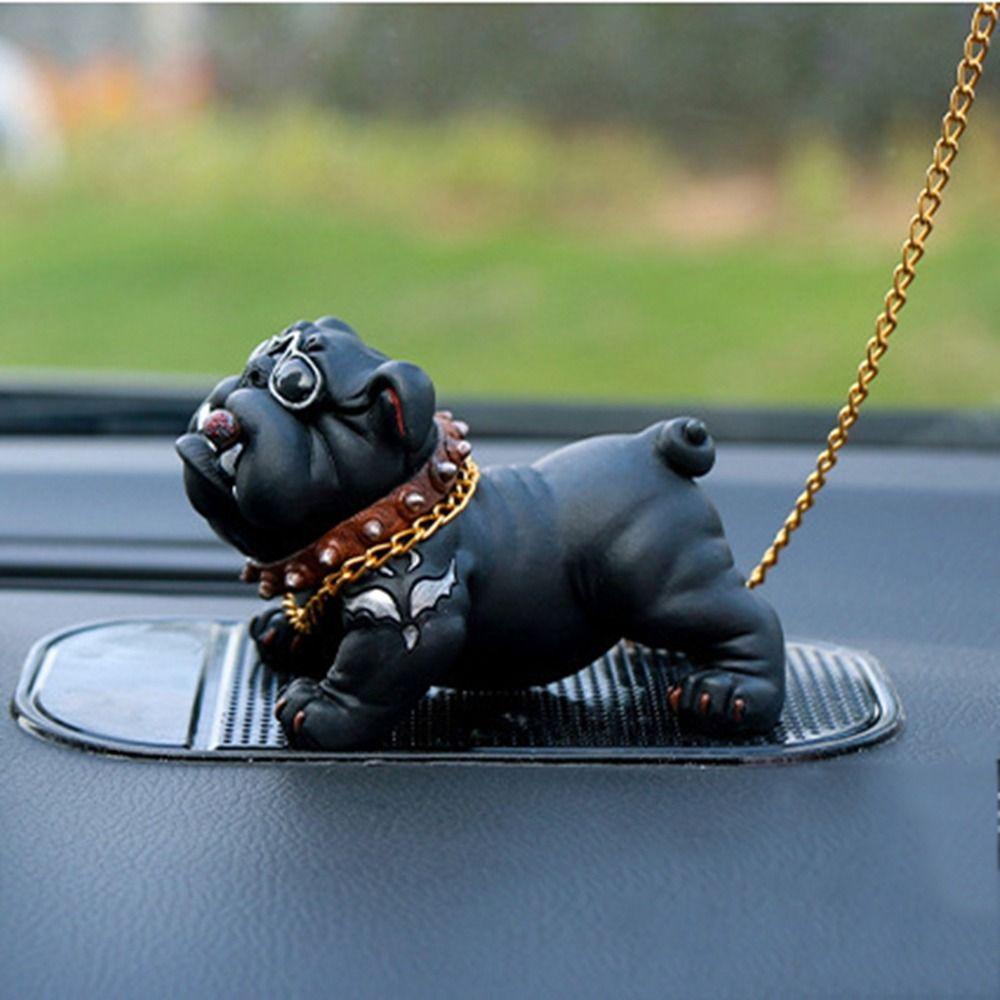 Dây Xích Hình Chó Bull Gắn Xe Hơi Nhỏ Gọn Dễ Sử Dụng Trang Trí Hòa Bình