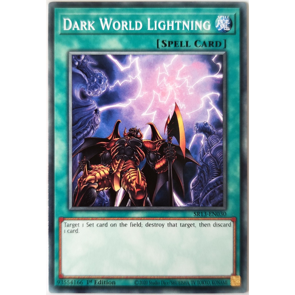 [Thẻ Yugioh] Dark World Lightning |EN| Common
