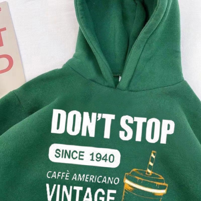 Áo Hoodie Nhung Thời Trang Thu Đông Dành Cho Bé Trai Và Bé Gái