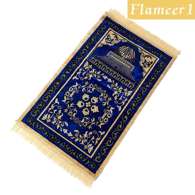 [Flameameer1] Thảm Cầu Nguyện Thêu Lửa Chống Trượt