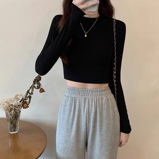 Áo croptop dài tay 24kstudio