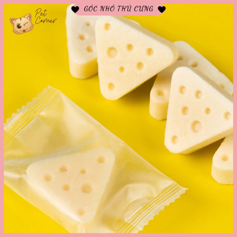 Phô mai siêu thơm ngon, béo ngậy, giàu dinh dưỡng cho chó mèo, chuột hamster