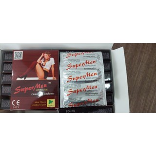 Bao Cao Su Super Men 120 Cái Chính Hãng, Gai Nổi Hương Bạc Hà, Giá Rẻ Cho Gia Đình Khách Sạn Nhà Thuốc