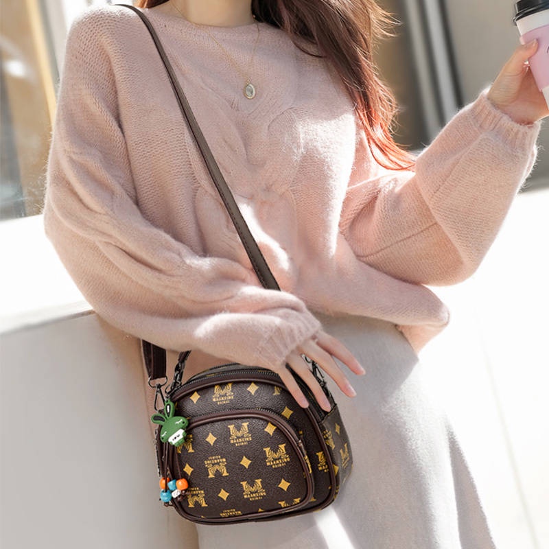 Túi Đeo Chéo Phong Cách retro Đường Phố Nhật Bản Và Hàn Quốc Cho Nữ#Túi Đeo Chéo Hình Tròn Nhỏ Xinh Thời Trang Xuân Hè Kiểu Mới 2021 Kích Thước Nhỏ 39; s