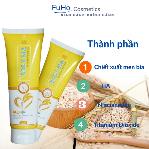 Kem dưỡng trắng da Kem BODY BIA OLIC Chống nắng, dưỡng ẩm Fuho cosmetics | BigBuy360 - bigbuy360.vn