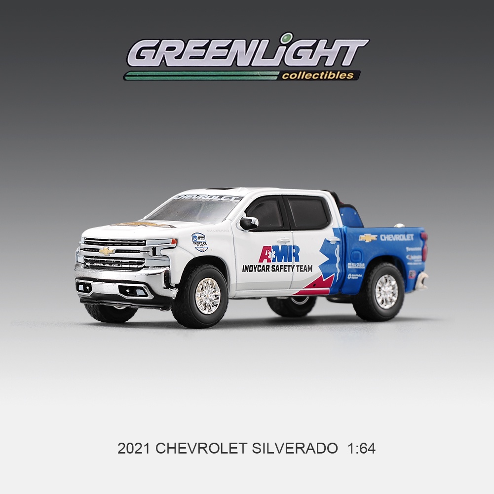 Mô Hình Xe Hơi CHEVROLET SILVERADO 2021 Bằng Hợp Kim Tỉ Lệ 1: 64