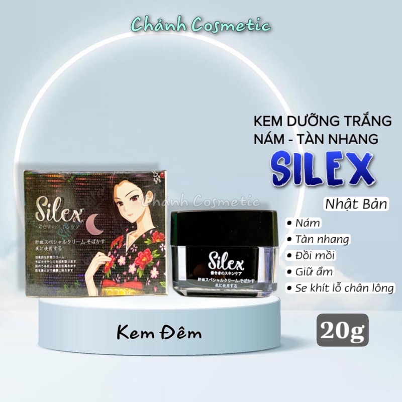 Kem Silex Nhật Bản Ngừa Nám, Tàn Nhang, Đồi Mồi, Giữ Ẩm & Se Khít Lỗ Chân Lông 20g