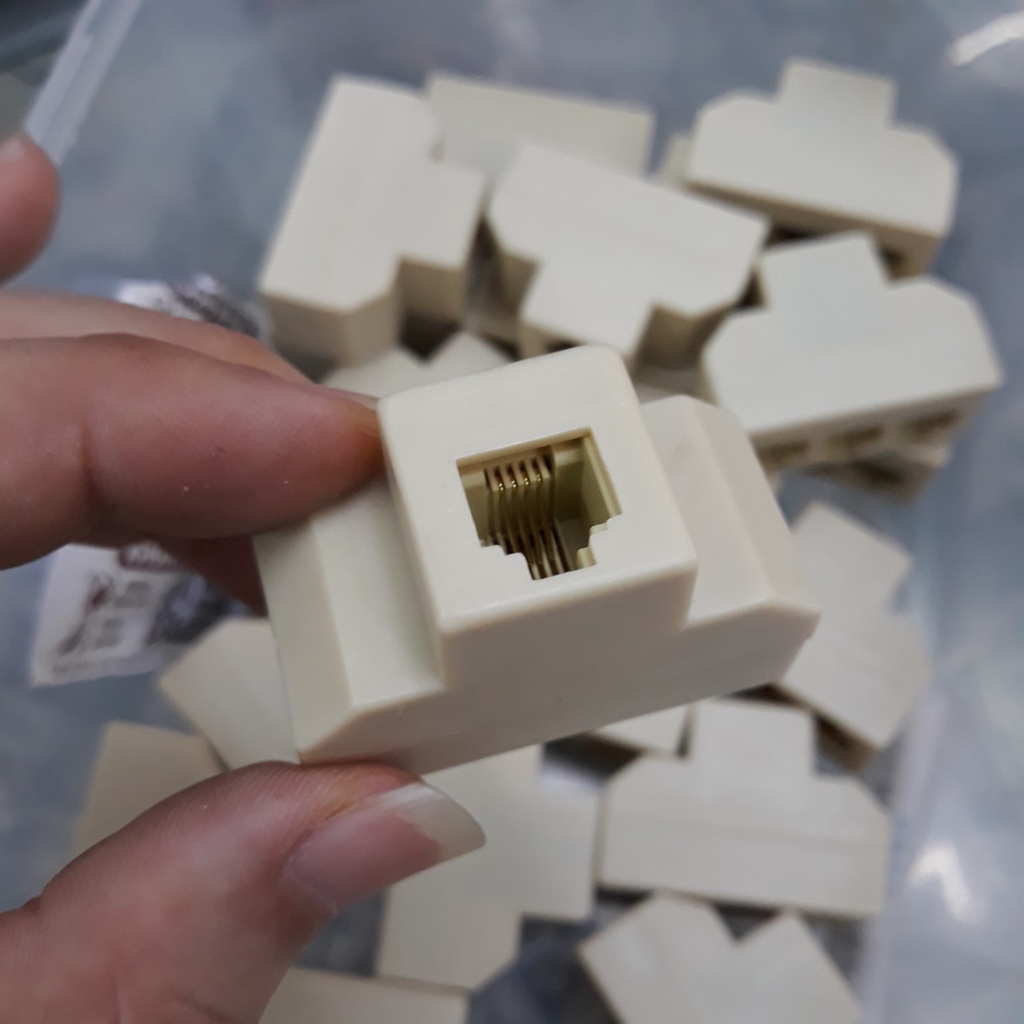 ĐẦU CHIA ĐIỆN THOẠI RJ11 1 RA 3 - RJ11 4 LINE 1 ĐẦU CÁI RA 3 ĐẦU CÁI
