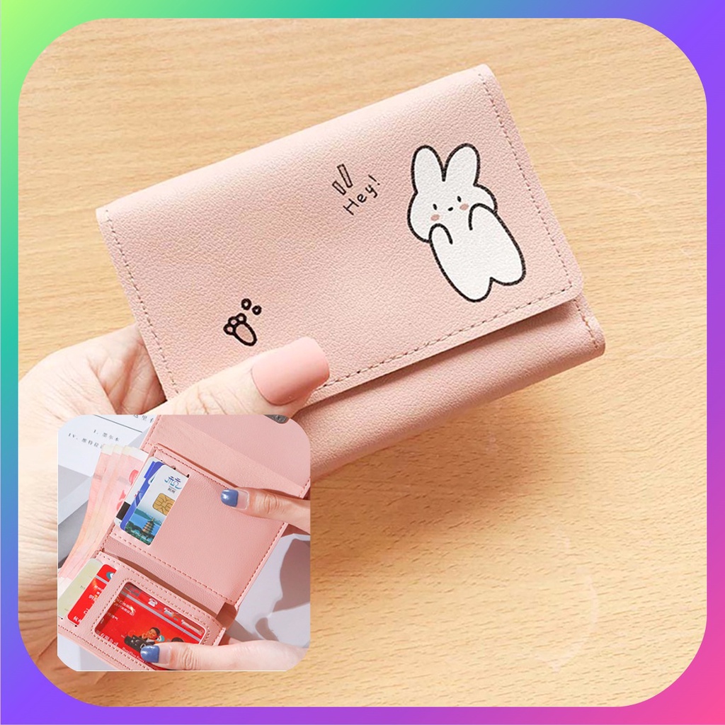 Ví nữ cầm tay ngắn mini cute nhỏ gọn bỏ túi thời trang giá rẻ NG45