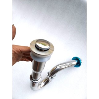 bộ xả lavabo inox(xả nhấn)