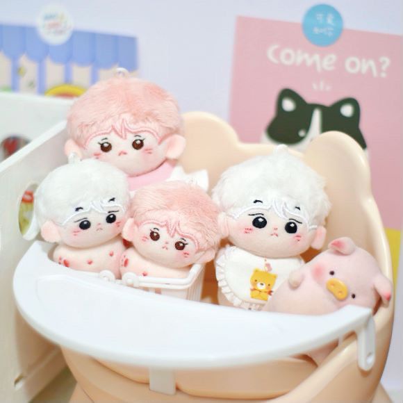 Doll 5cm/8cm không thuộc tính Meomeo&Chai Doudou