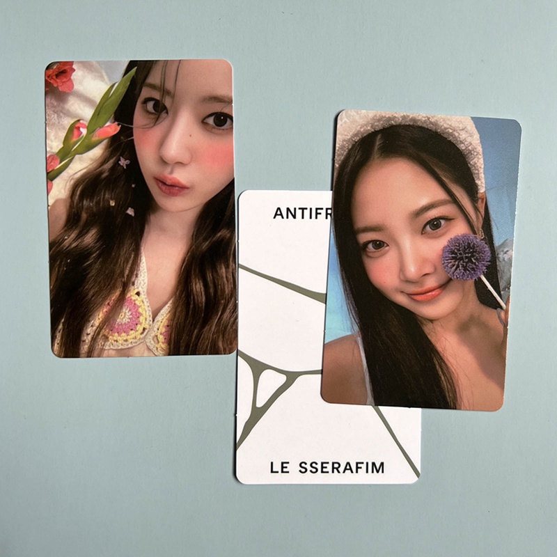 Set 5 Tấm Ảnh Lomo Card LE SSERAFIM ANTIFRAGILE Nhóm Nhạc Kpop