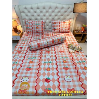 BỘ GA THUN SIÊU LẠNH LỤA LATICO THÁI LAN CAO CẤP (ÔM KHOÁ KÉO)