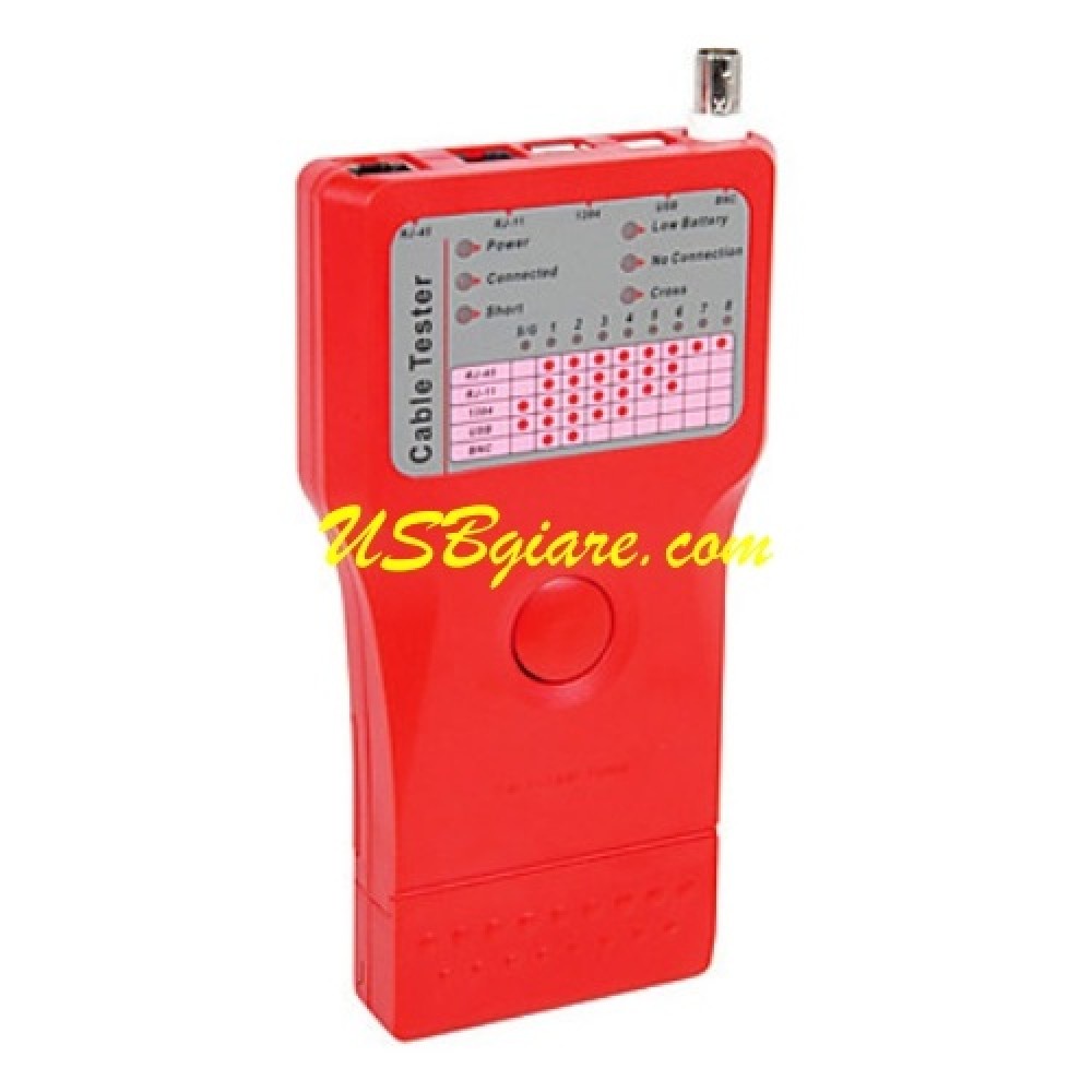 BỘ TEST CÁP MẠNG CÁP ĐIỆN THOẠI CÁP USB CÁP ĐỒNG TRỤC CÁP 1394 5 IN 1