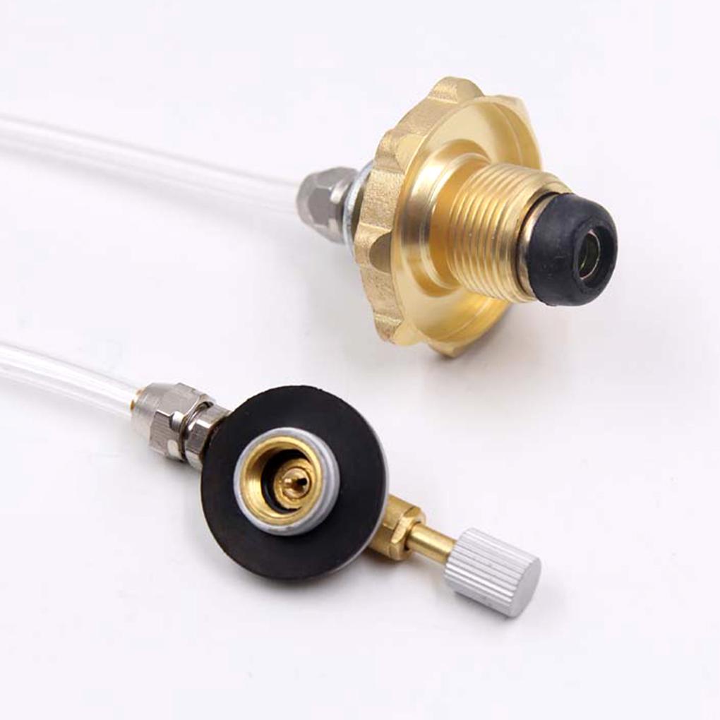 Đầu Nối Chuyển Đổi Ống Xi Lanh Bằng Kim Loại Cho Bếp Lò Cắm Trại