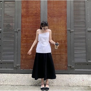 Áo hai dây cách điệu cột nơ lưng xinh xắn - rose top