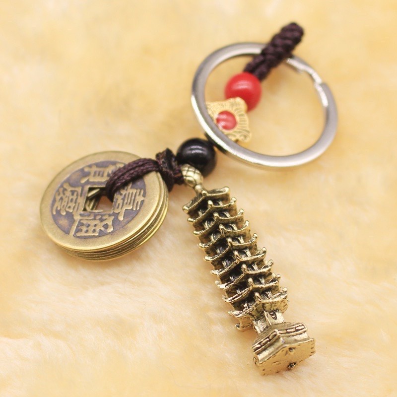 Móc Khoá Nepal Biểu Tượng Phật Giáo Bình An