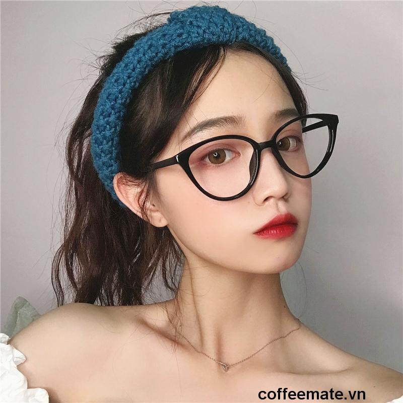 【coffeemate】⚡ Kính Mát Mắt Mèo Gọng Lớn Chống Bức Xạ Phong Cách Hàn Quốc Thời Trang Cho Nữ