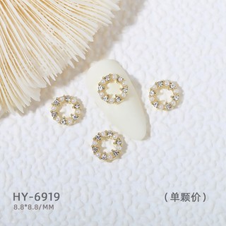 Phụ kiện nơ đính trang trí móng tay bằng hợp kim diy