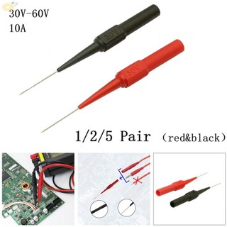 【VARSTR】Test Probe Needle Nondestructive Piercing Sharp Needle Multimeter Back