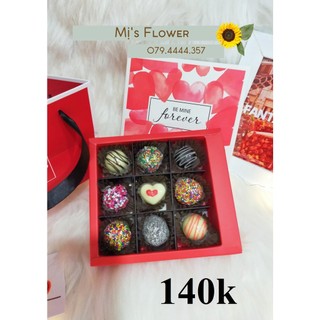 Socola Valentine hộp vuông