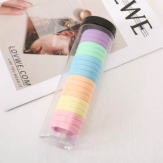 ( 20 SỢI BẢNG TO ) Sét 20 Dây Cột Tóc Hàn Quốc July có hộp, Hộp 20 Sợi Thun Cột Tóc Nữ, Dây buộc tóc Nữ