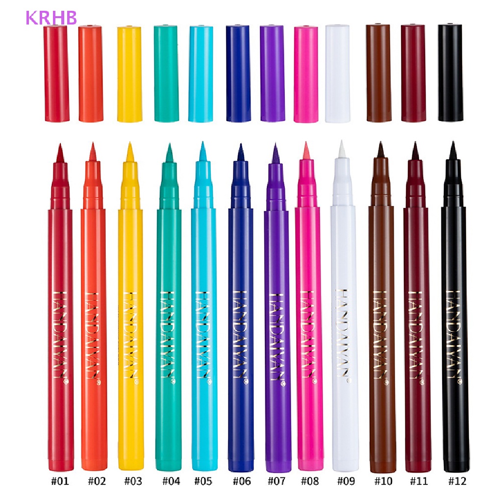 Bút Kẻ Mắt Dạng Lỏng 11 Màu Sắc Tùy Chọn Chống Nước Tiện Dụng
