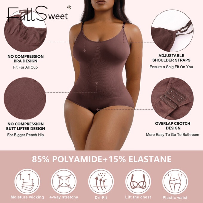 FallSweet Bộ Bodysuit Định Hình Dáng Toàn Thân Nâng Mông Quyến Rũ Cho Nữ